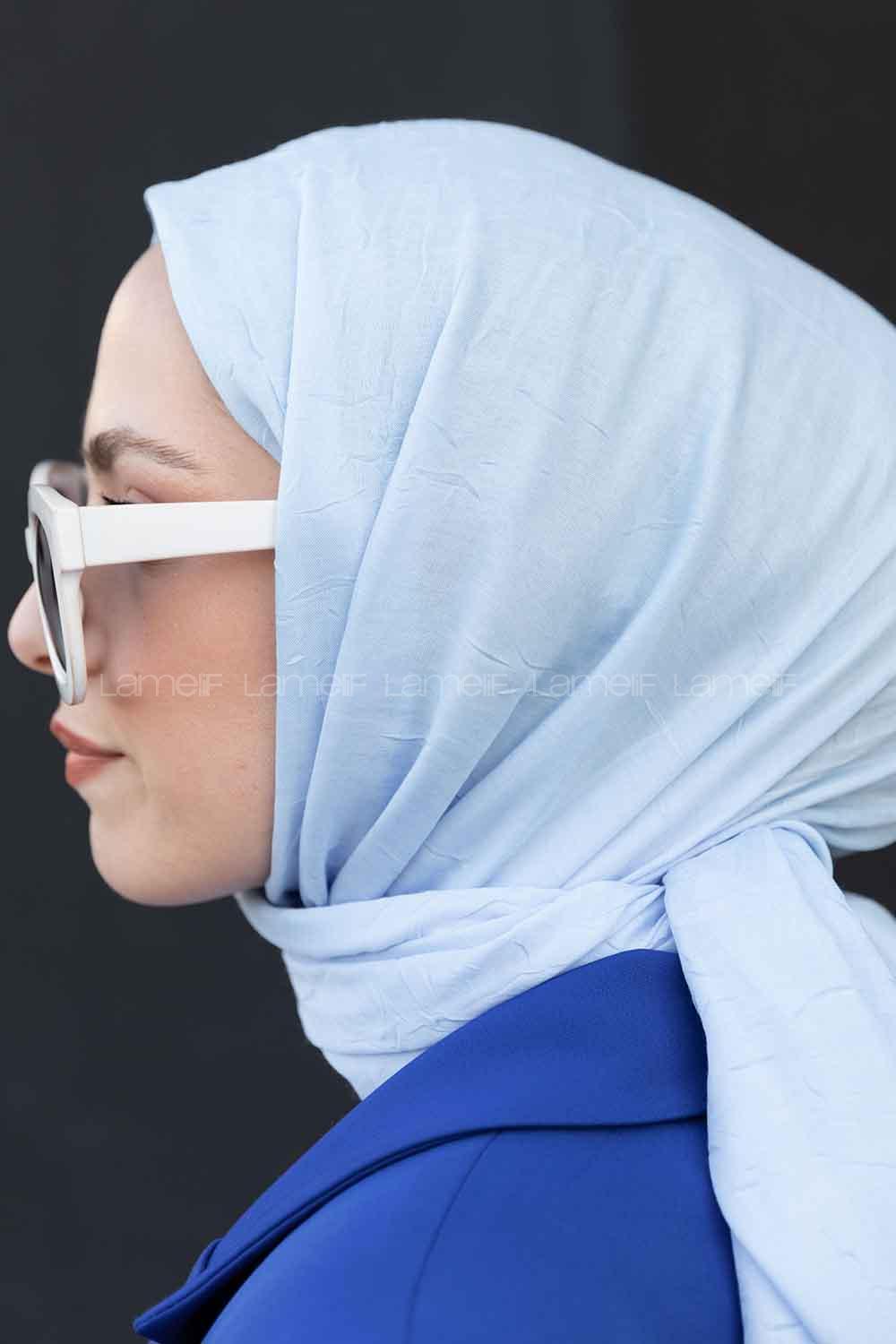 Lamelif Bambu Şal Bebe Mavisi