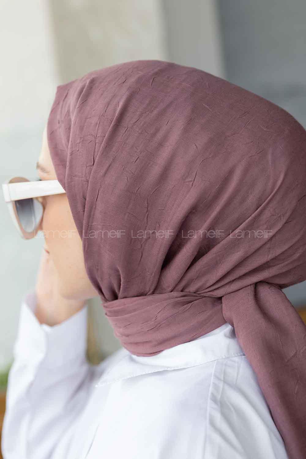 Plato Cotton Fabric Straight Shawl