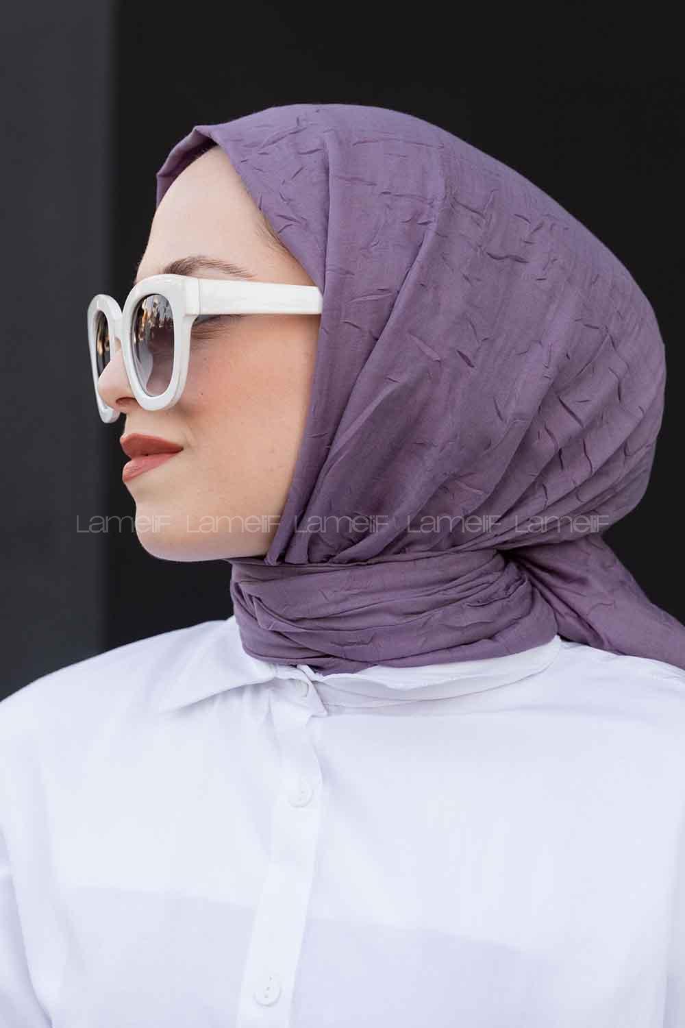 Lamelif Bambu Şal Leylak