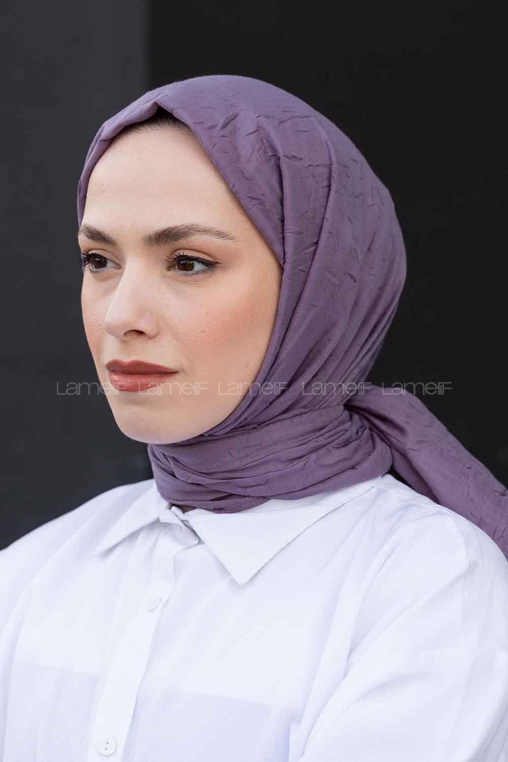 Lamelif Bambu Şal Leylak