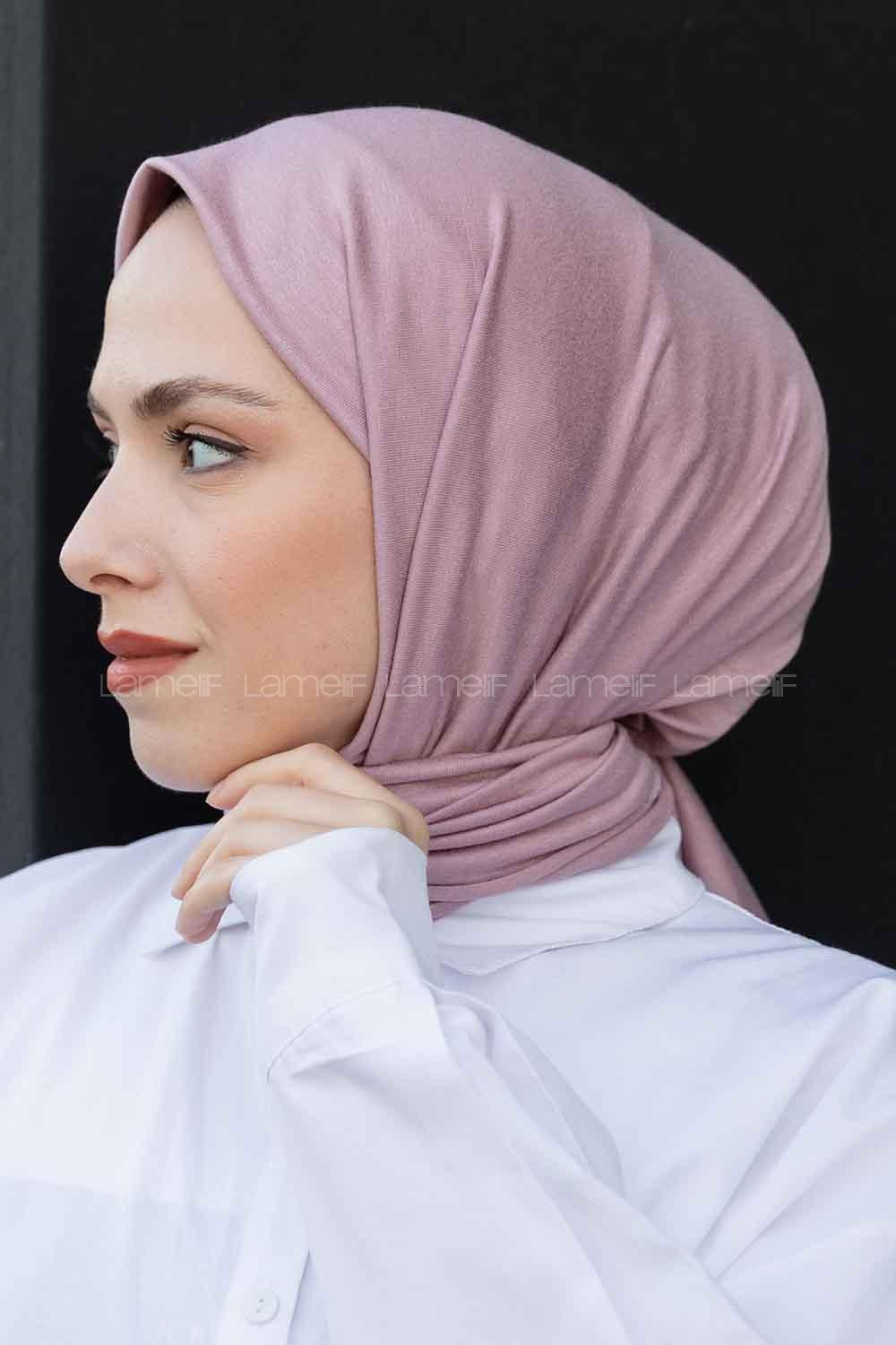 Lamelif Soft Pudra Penye Şal