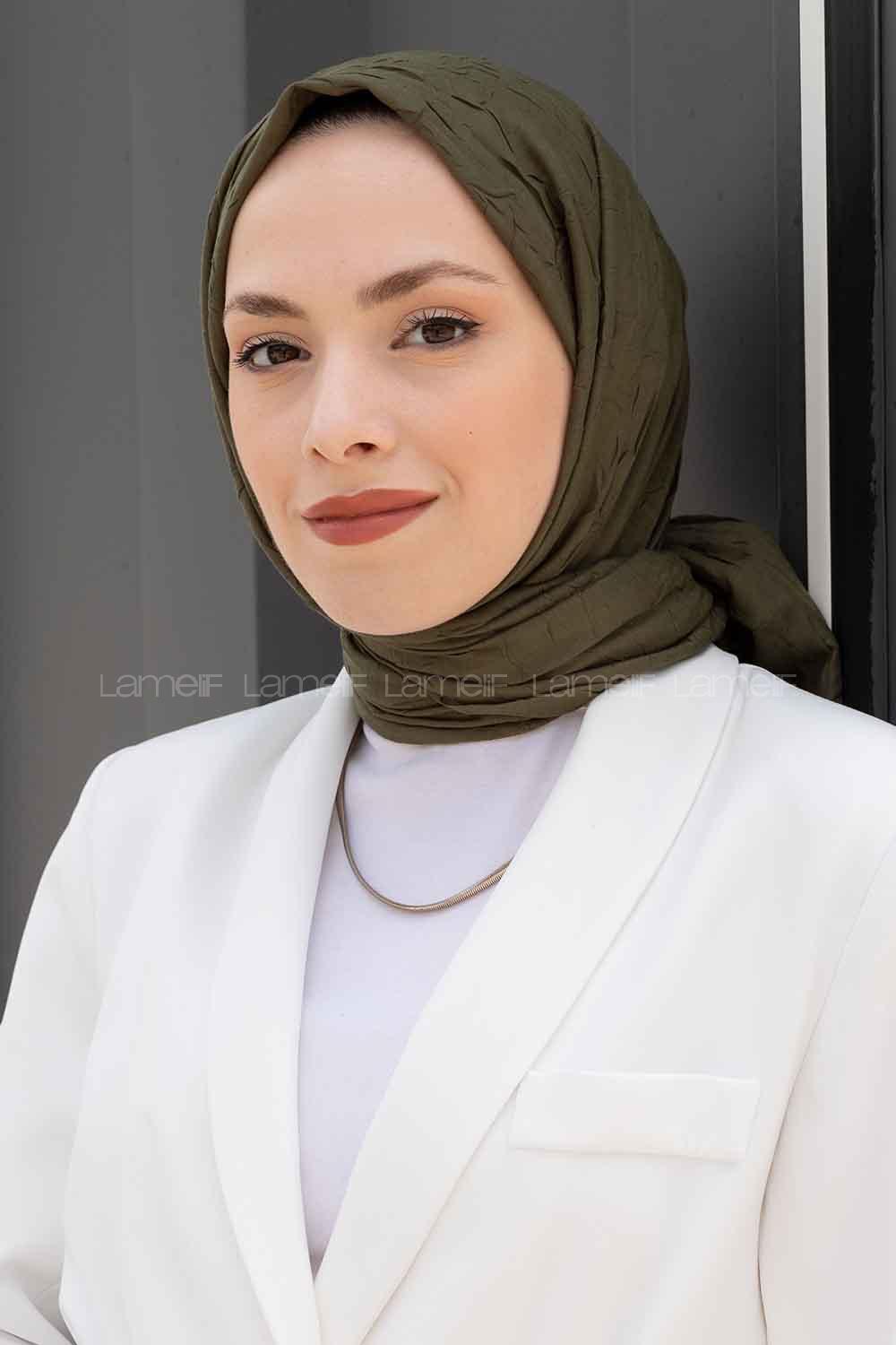 Lamelif Bambu Şal Haki