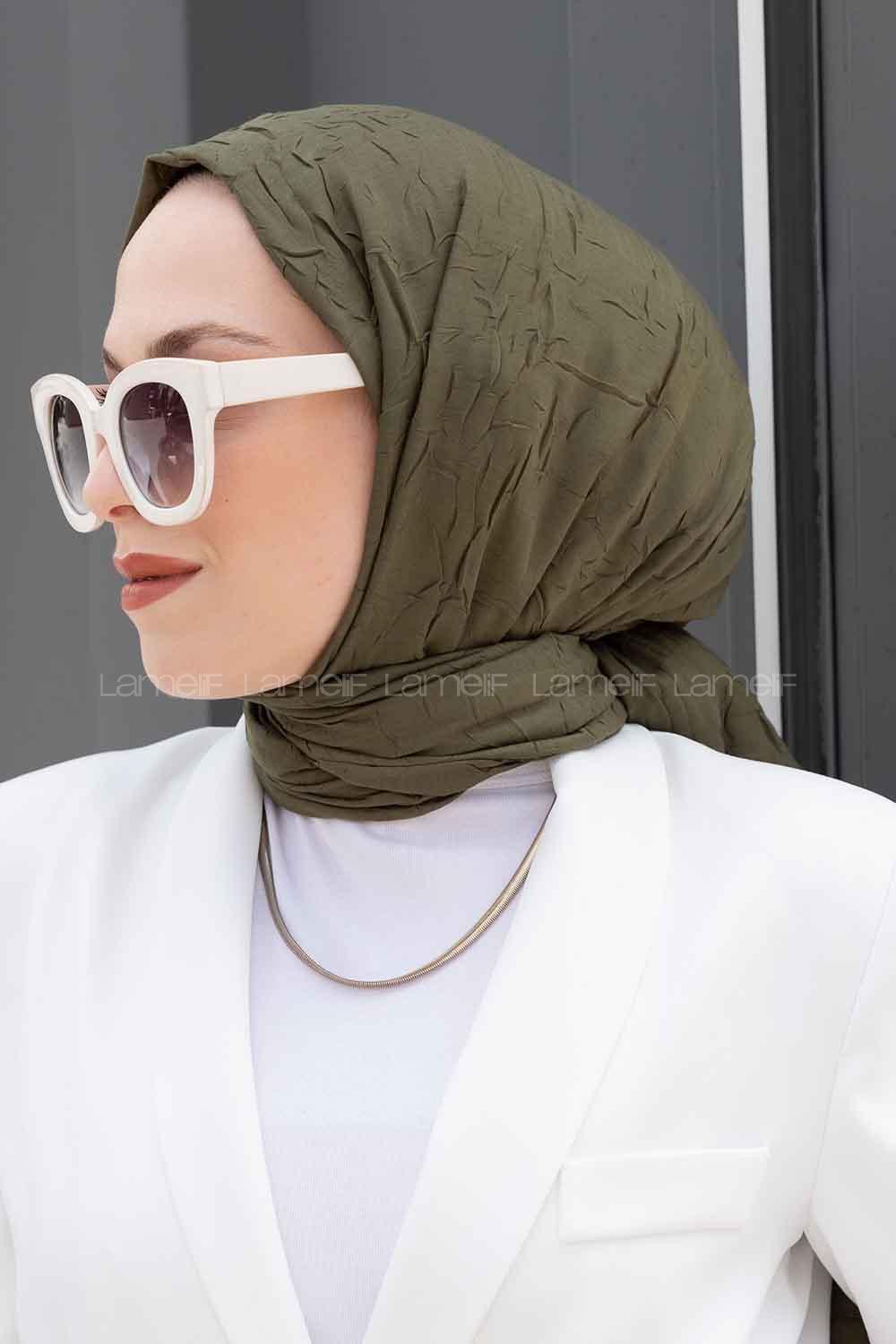 Lamelif Bambu Şal Haki