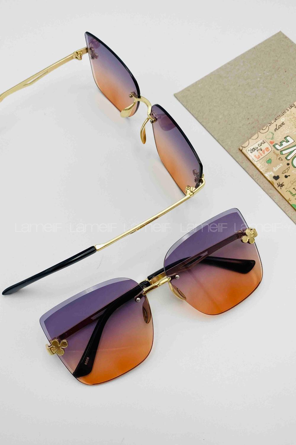 Lamelif Hyle Lacivert-Kahve Güneş Gözlüğü