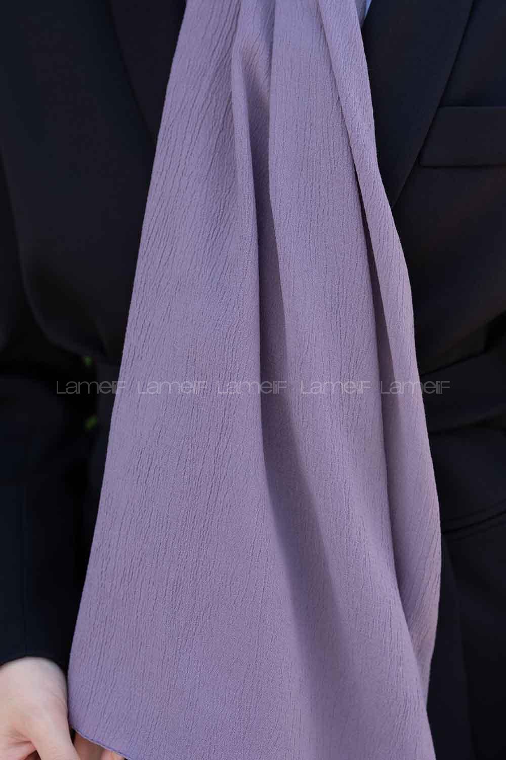 Lamelif Mio Caz Şal Açık Lila