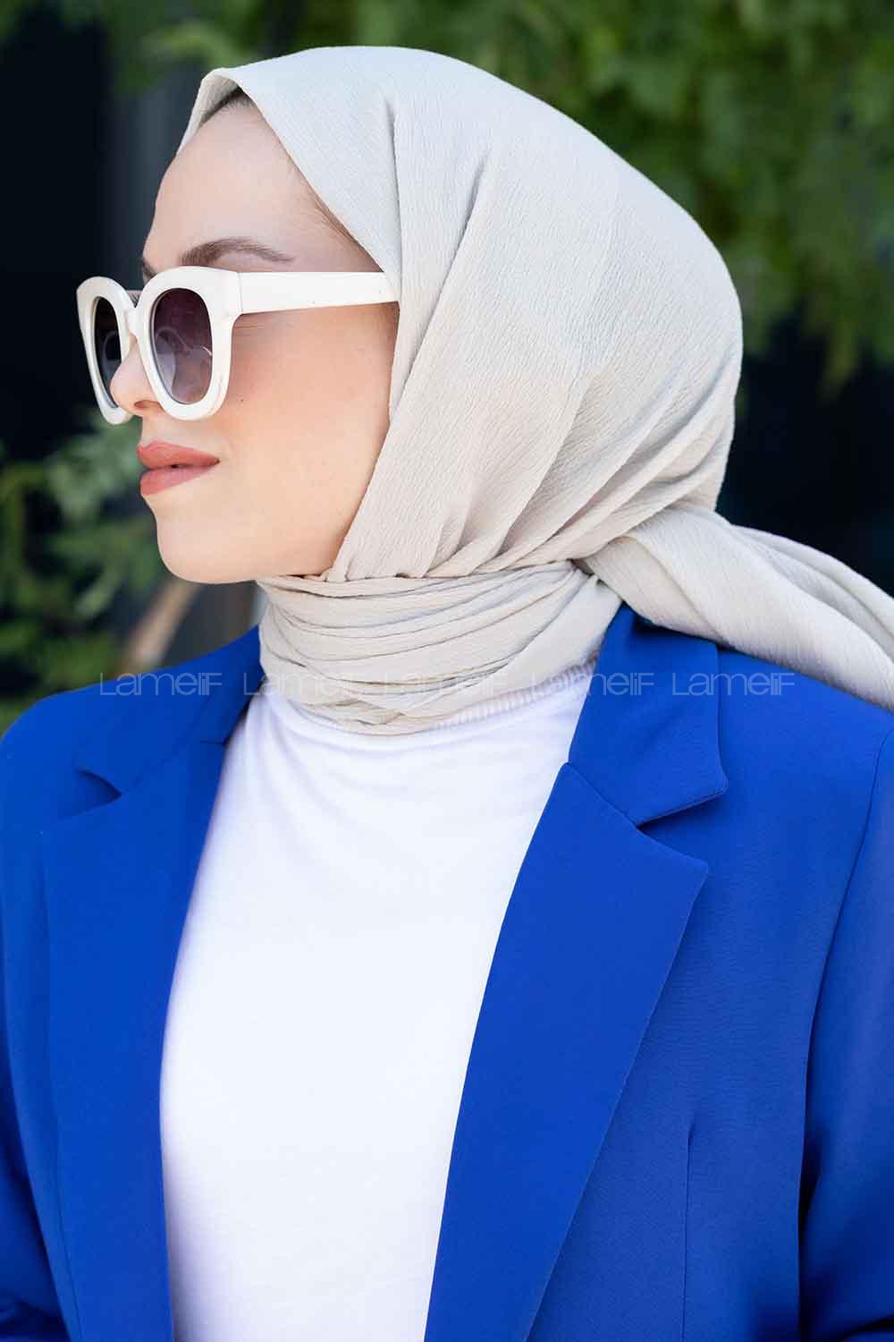 Lamelif Mio Caz Şal Açık Taş