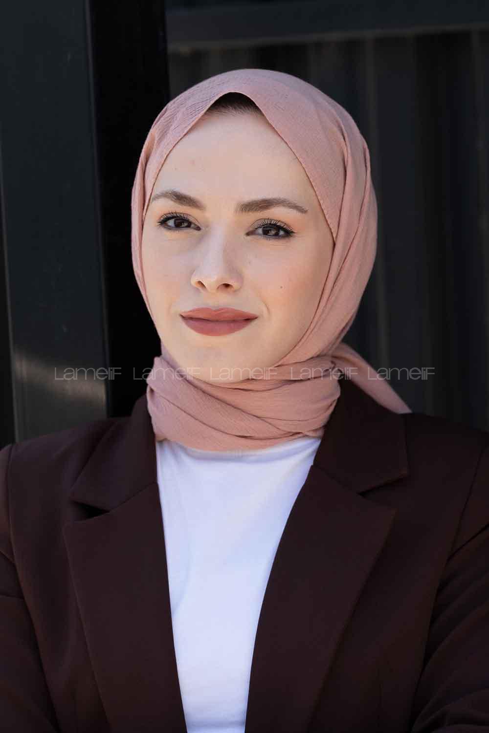 Lamelif Mio Caz Şal Pudra