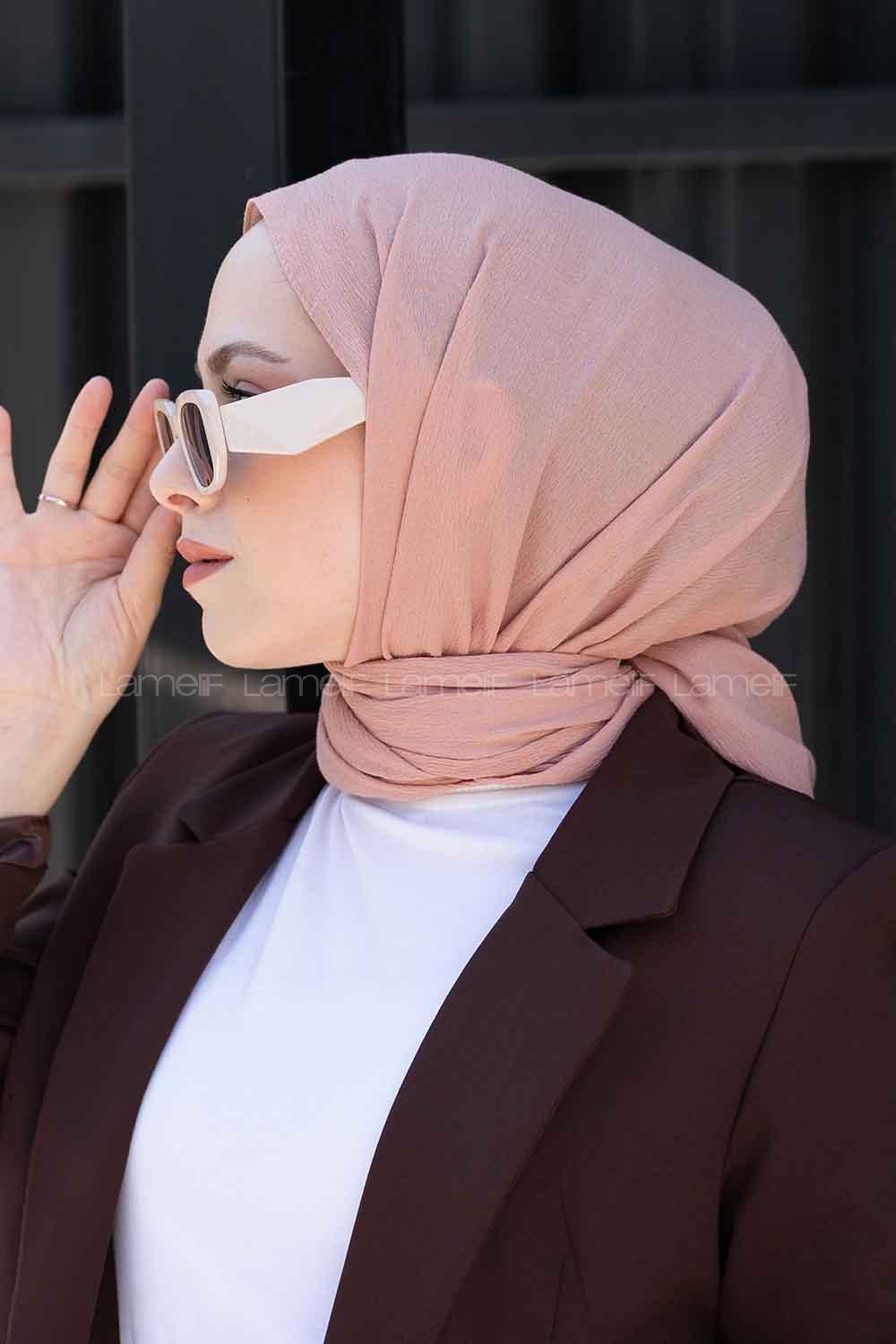 Lamelif Mio Caz Şal Pudra