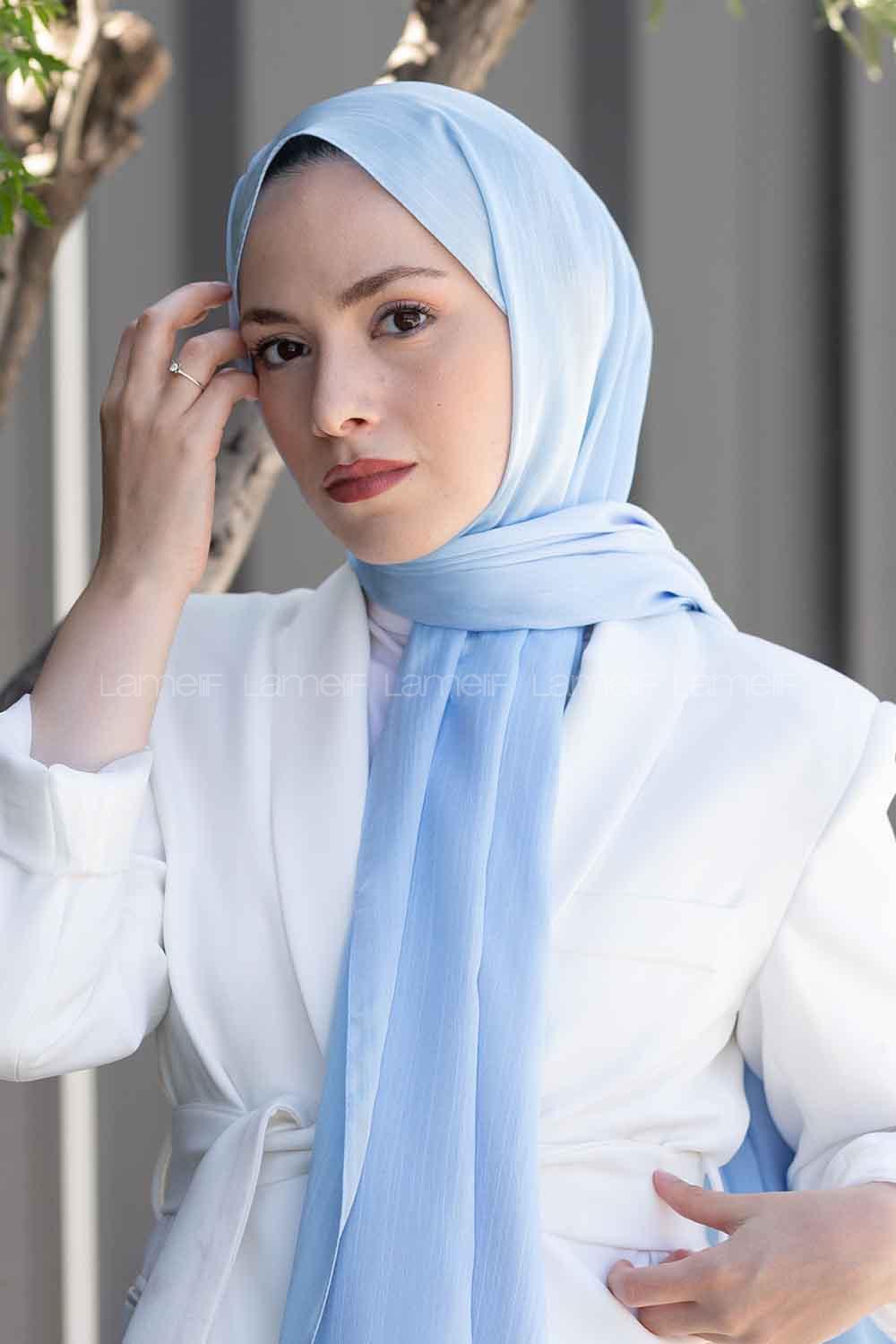 Lamelif Janjan Şal Bebe Mavisi