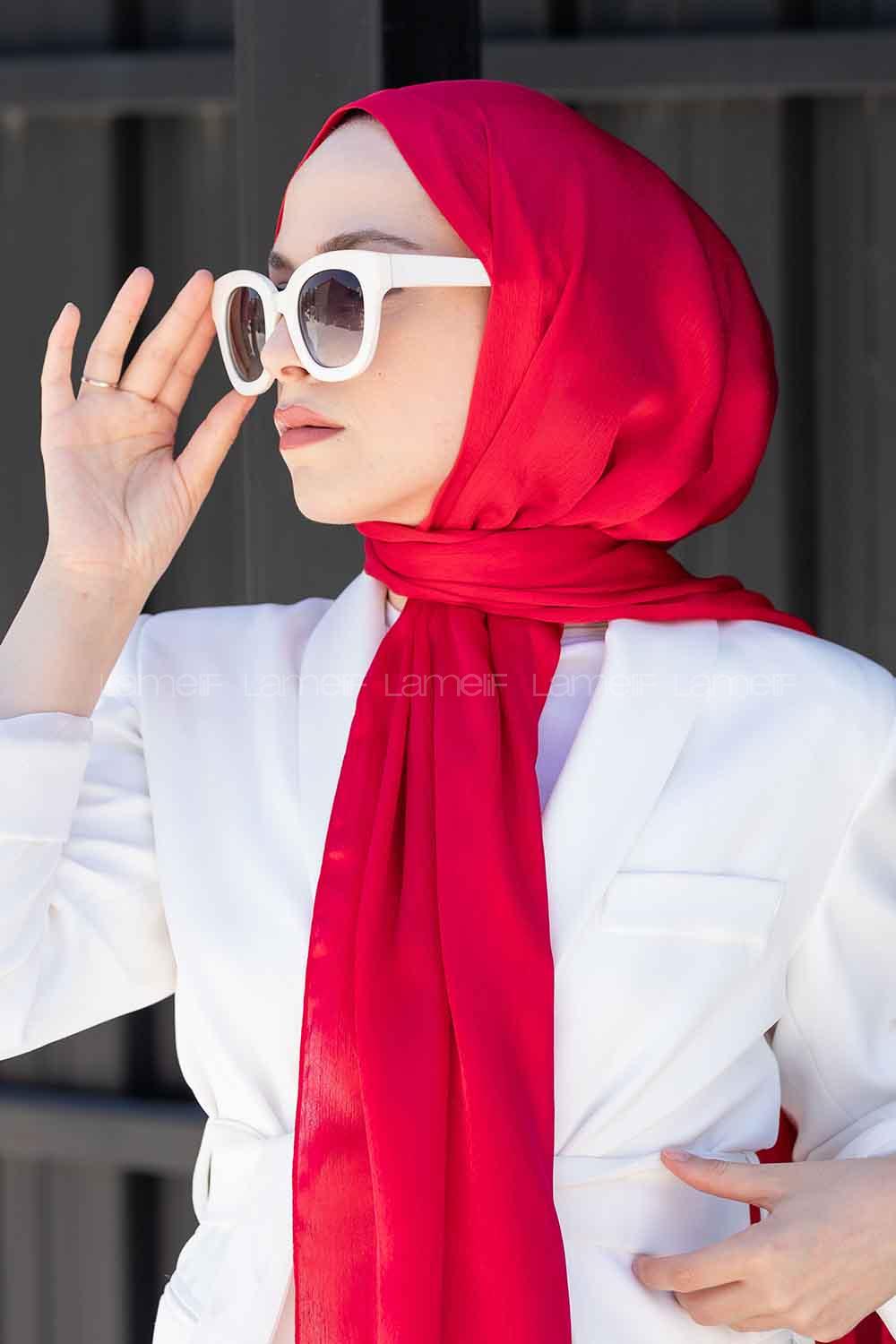 Lamelif Janjan Şal Fuşya