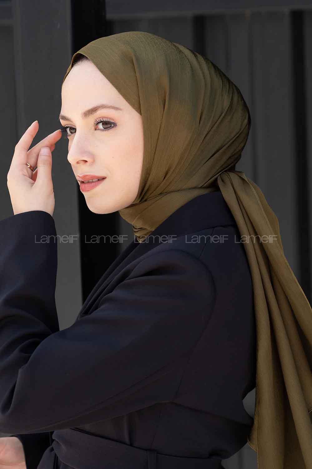 Lamelif Janjan Şal Haki