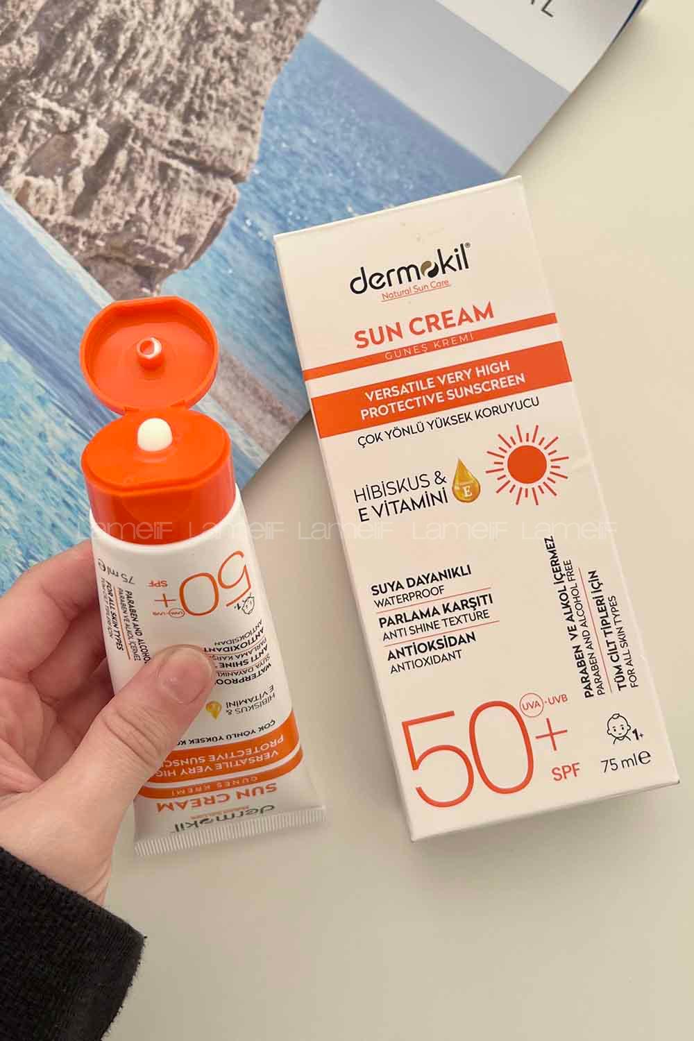 Lamelif Dermokil Güneş Kremi 50+SPF