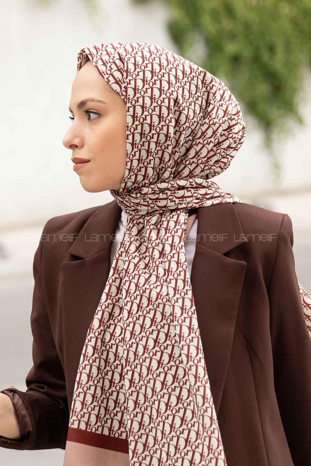 Mink Crepe Fabric Striped Shawl
