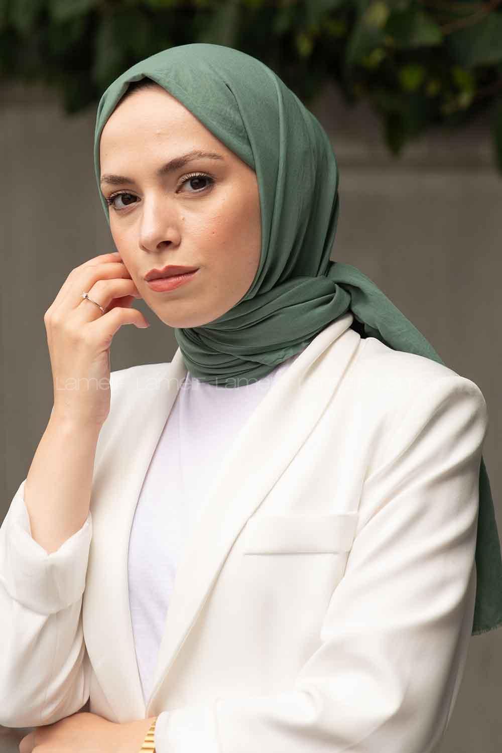 Lamelif Soft Touch Şal Çağla Yeşili