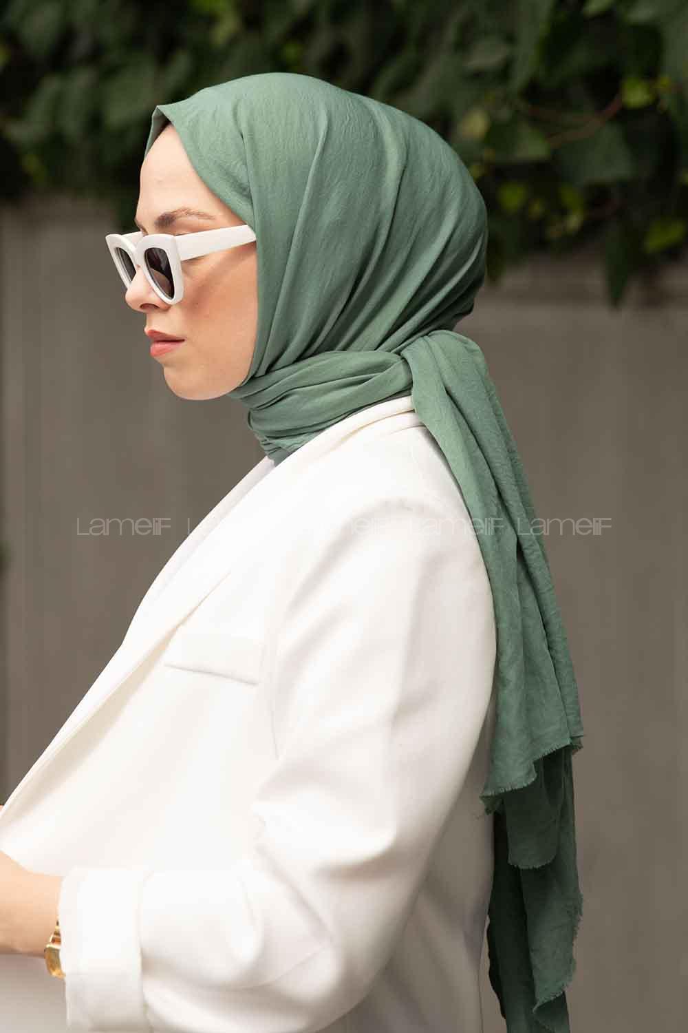Lamelif Soft Touch Şal Çağla Yeşili