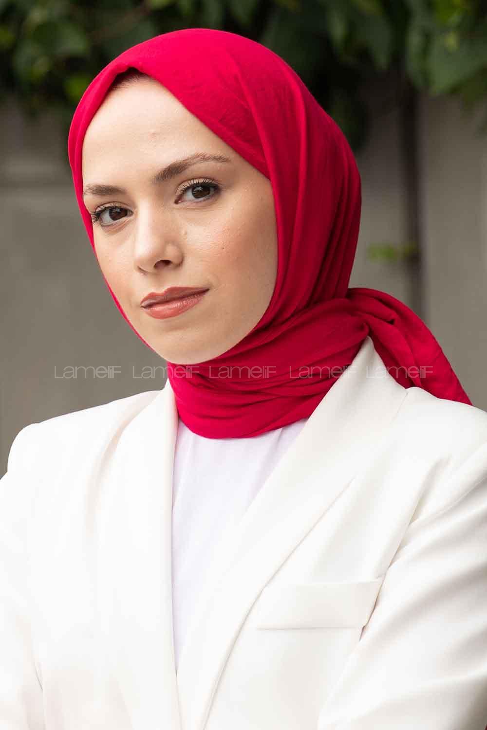 Lamelif Soft Touch Şal Fuşya