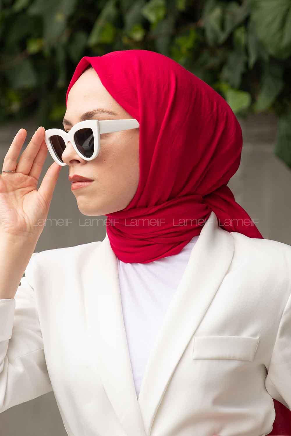 Lamelif Soft Touch Şal Fuşya