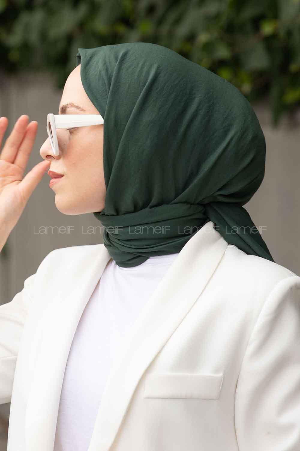 Leave Of Daphne Cotton Fabric Viscose Fabric Straight Shawl