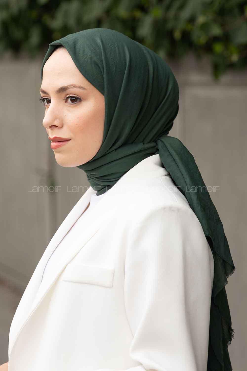 Leave Of Daphne Cotton Fabric Viscose Fabric Straight Shawl
