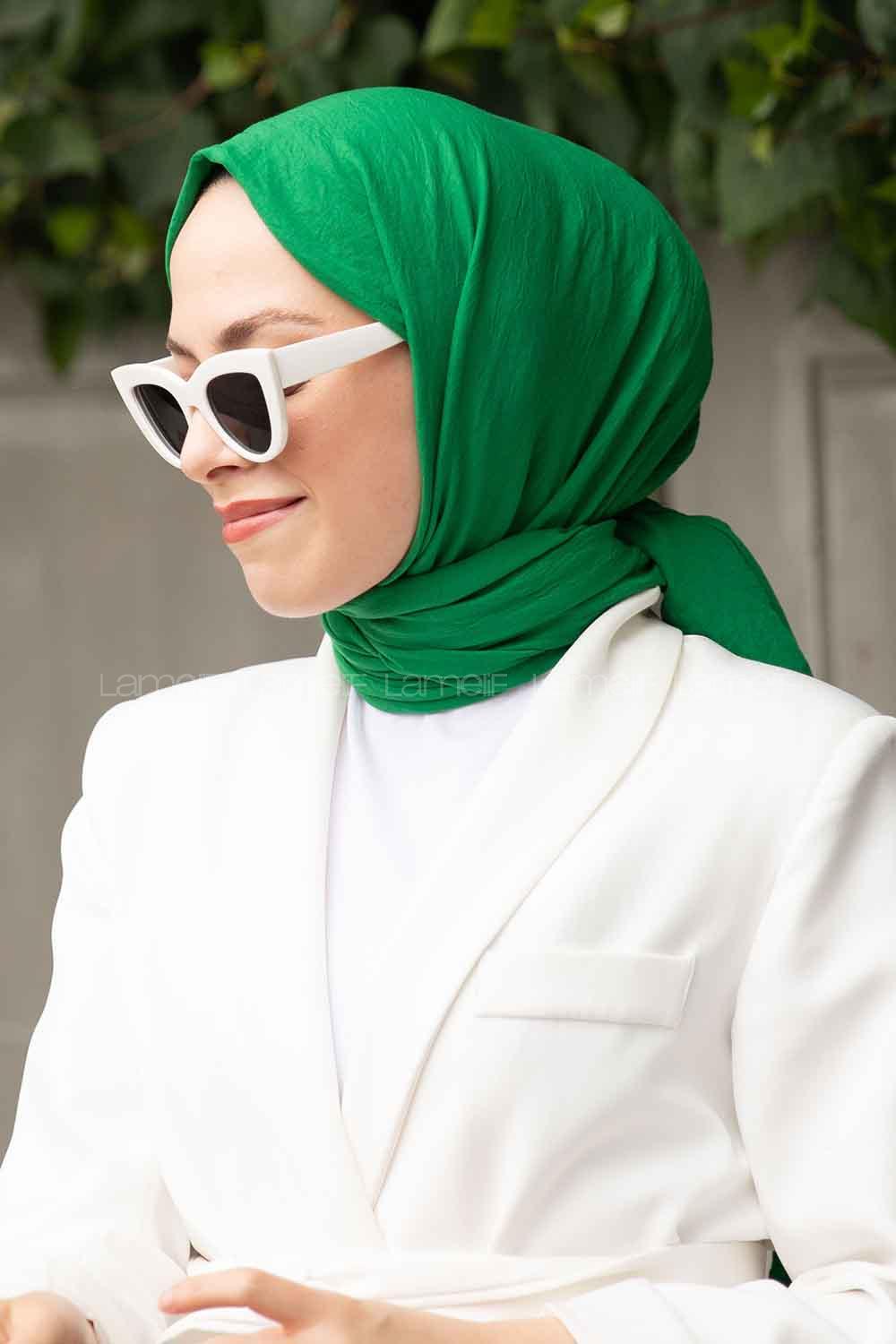 Lamelif Soft Touch Şal Yeşil