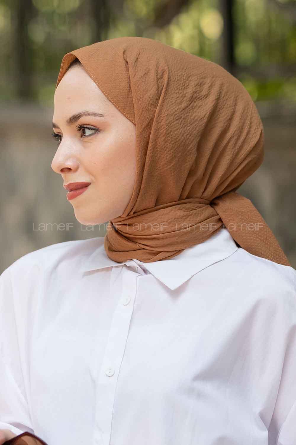 Lamelif Mio Caz Şal Hardal Sarısı