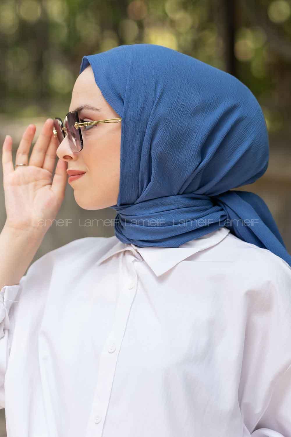 Lamelif Mio Caz Şal Mavi