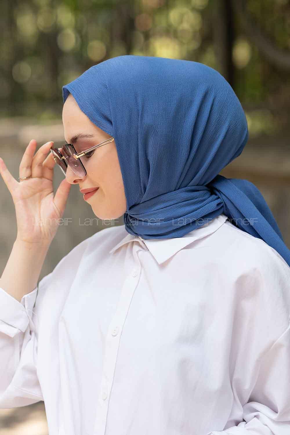 Lamelif Mio Caz Şal Mavi