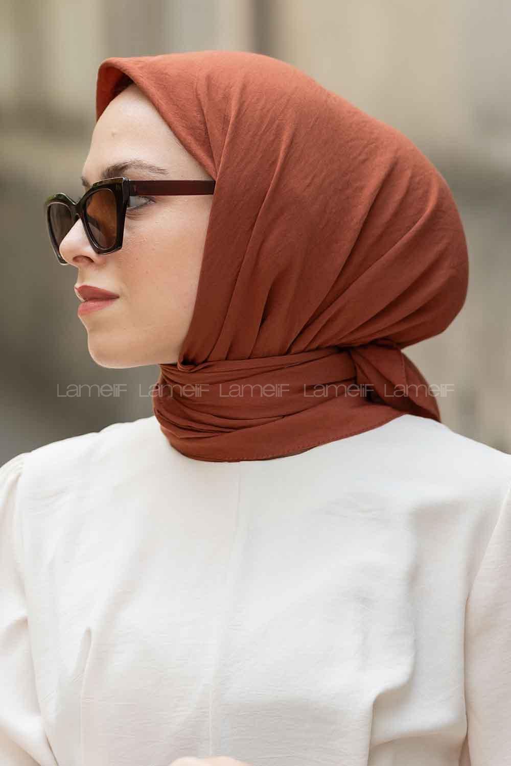 Gunpowder Cotton Fabric Straight Scarf