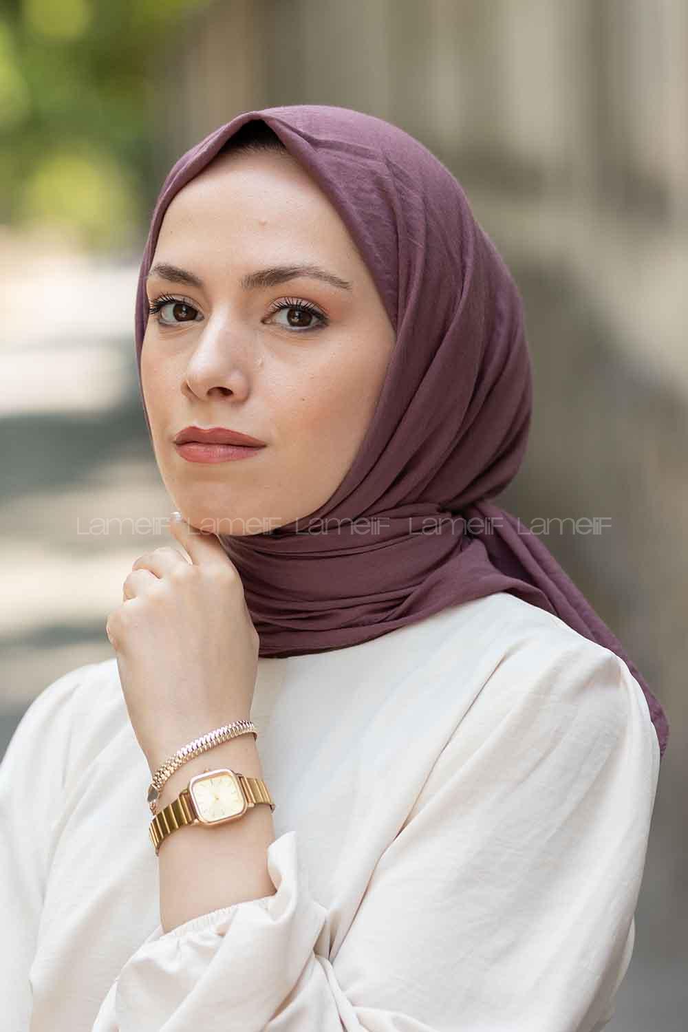 Syringa Cotton Fabric Straight Scarf