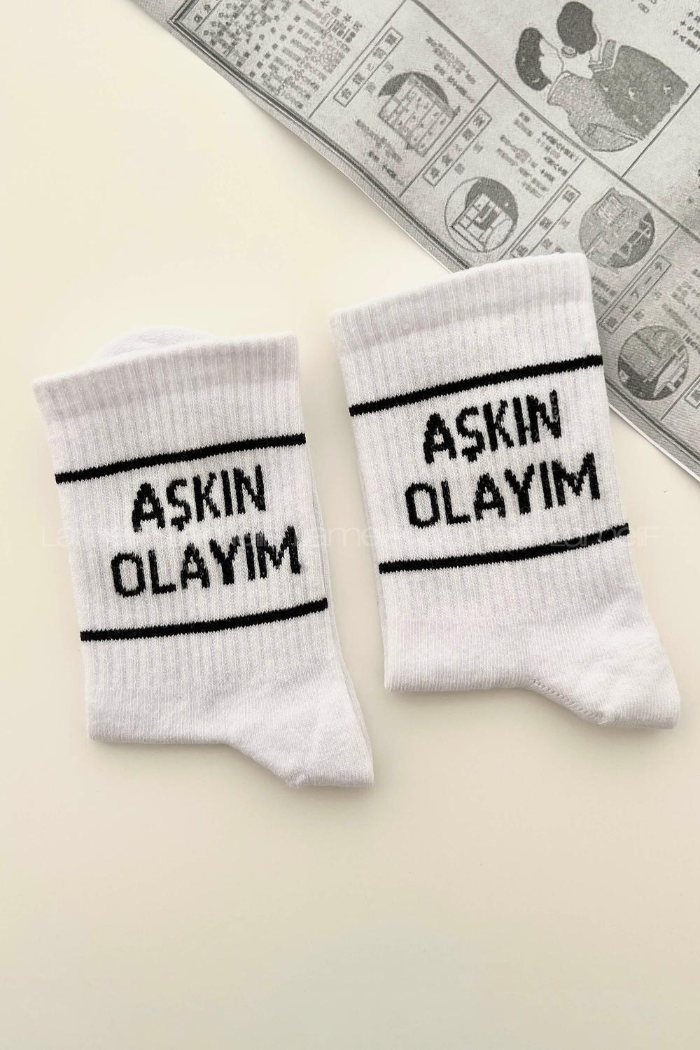 Lamelif Aşkın Olayım Kolej Spor Çorap