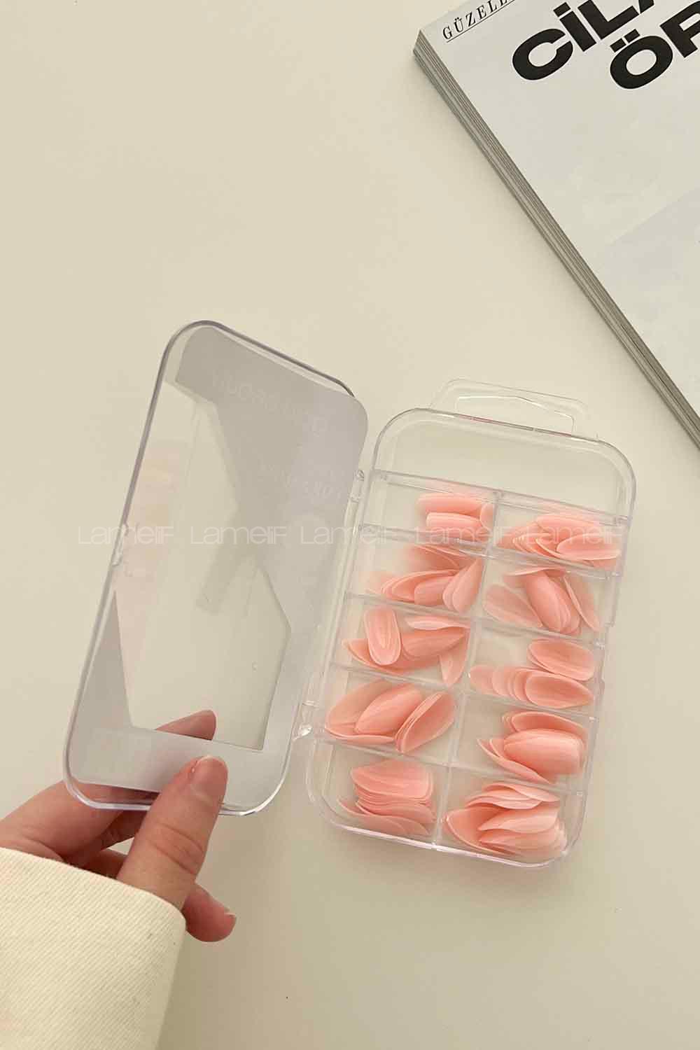 Pink Artificial Nails