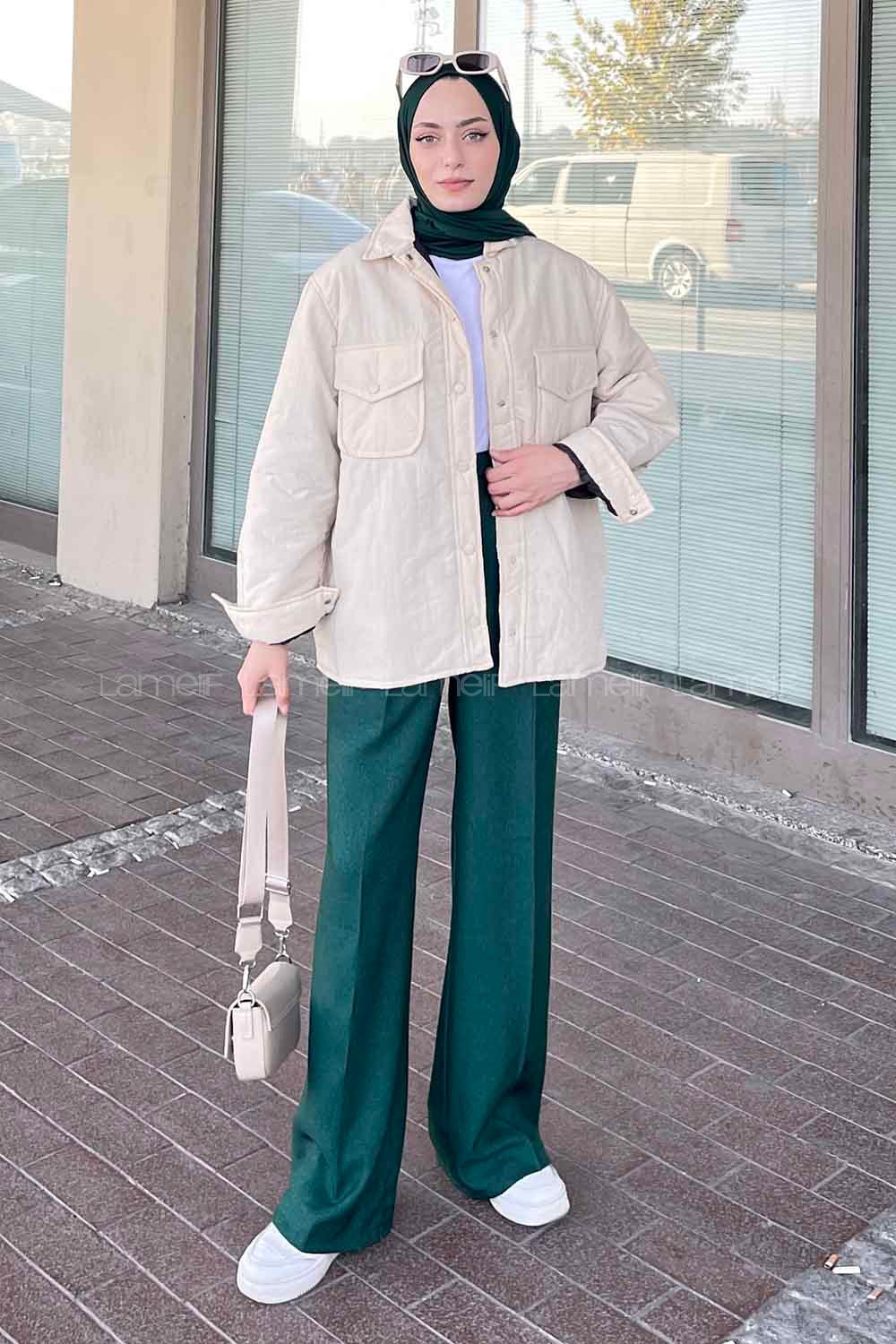 Modalamelif Rogers Mat Görünümlü Çıtçıtlı Mont Taş