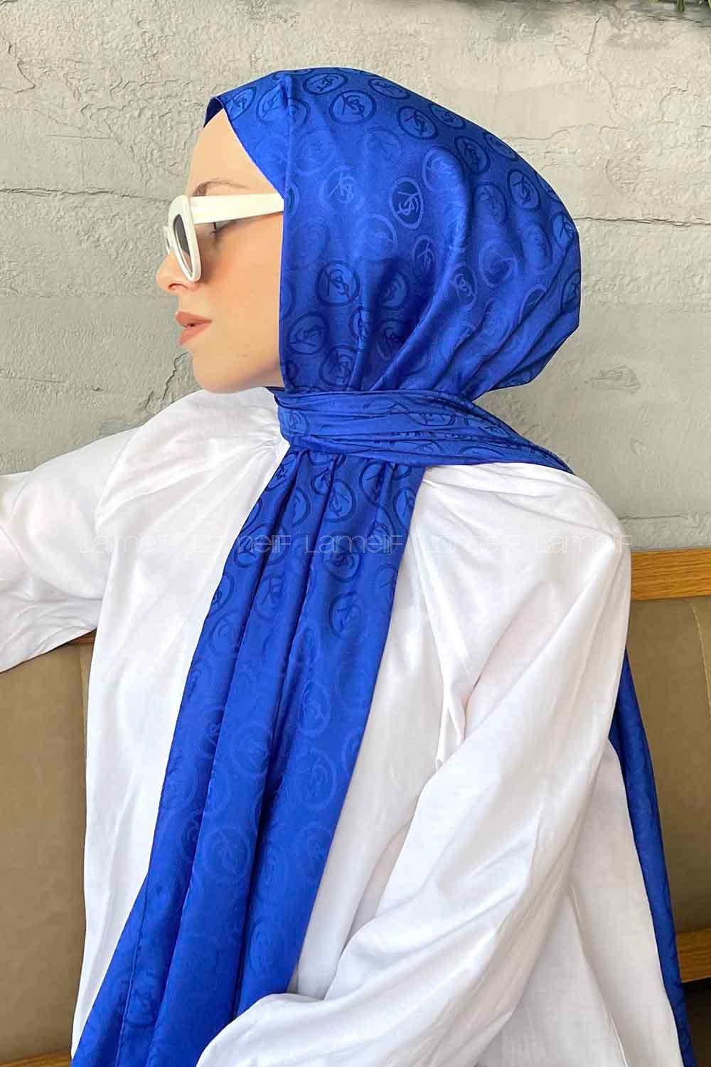 Saxe Viscose Fabric Printed Shawl