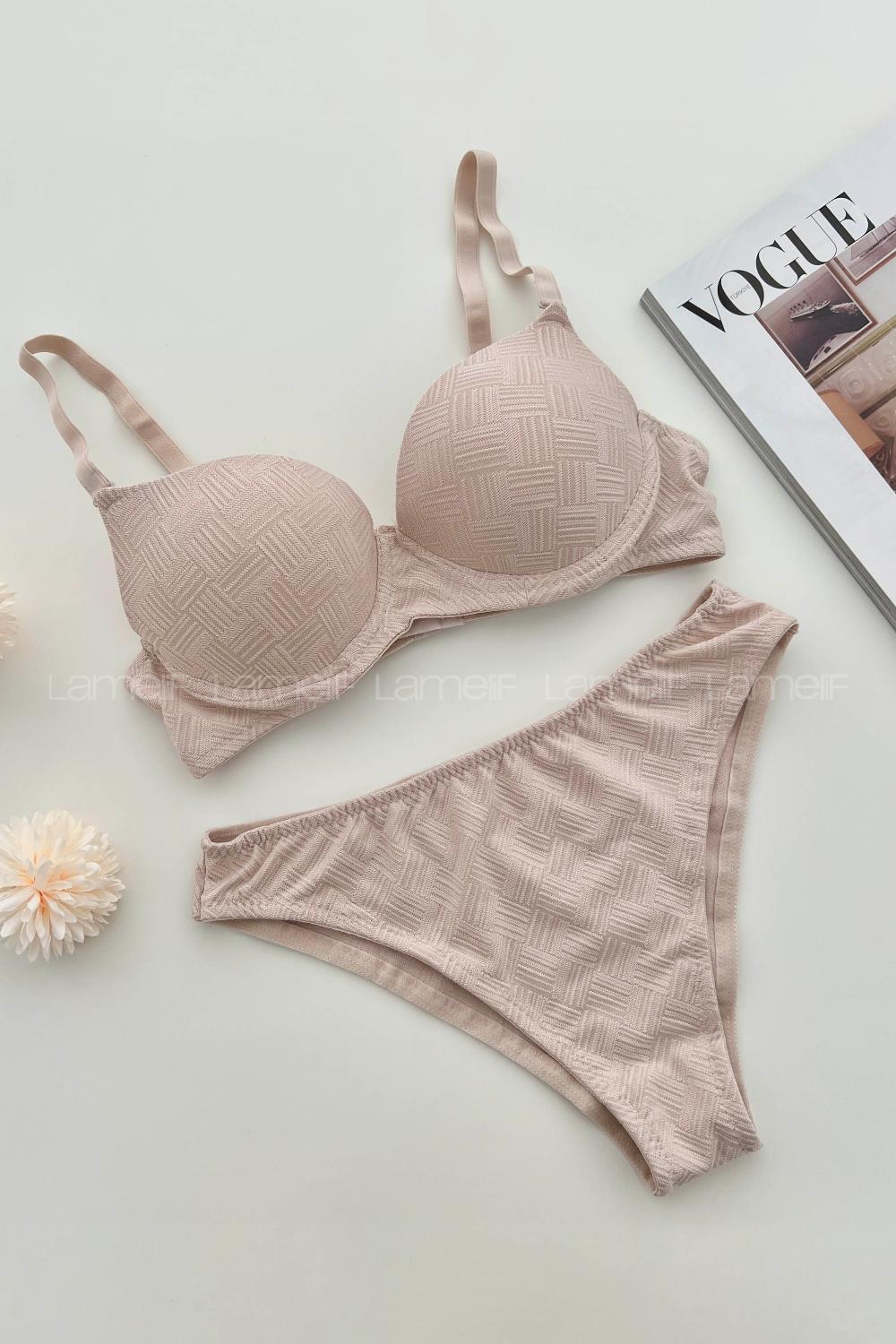 Skin Cotton Fabric Underwire Support Bralet