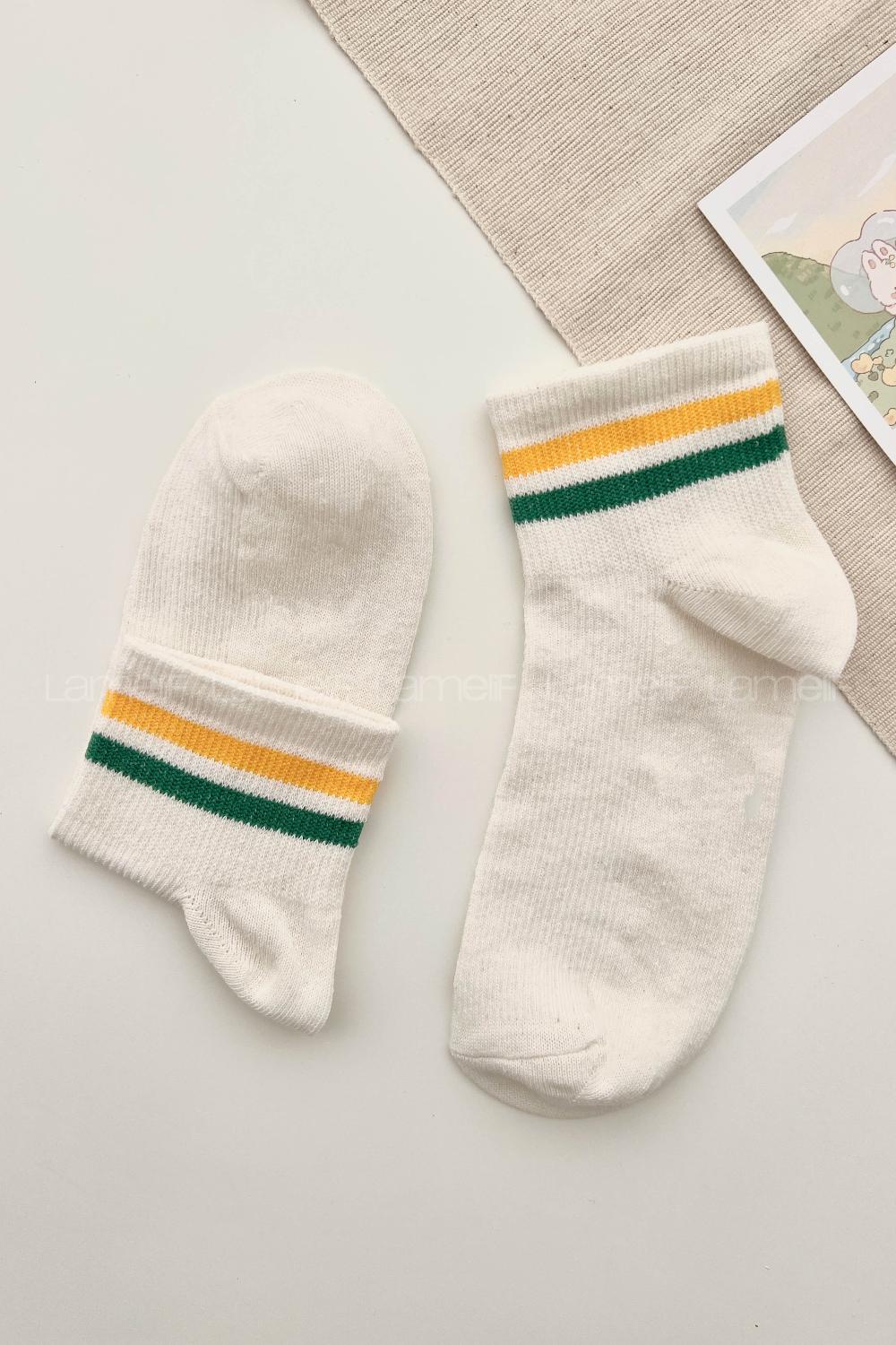 Lamelif 4lü Yarım Konç Çorap