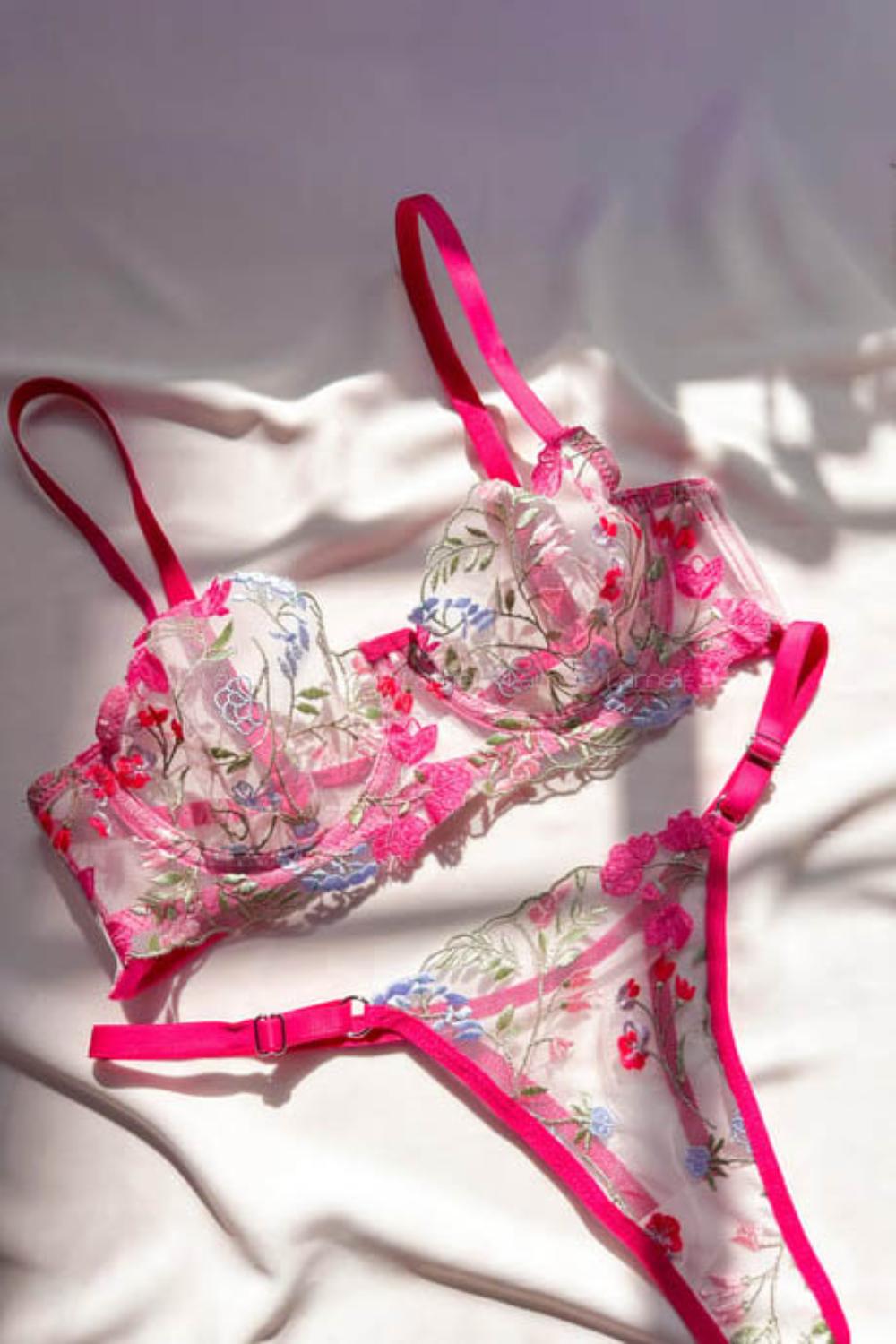 Very Colorful-en Cotton Fabric Underwire Unsupport 