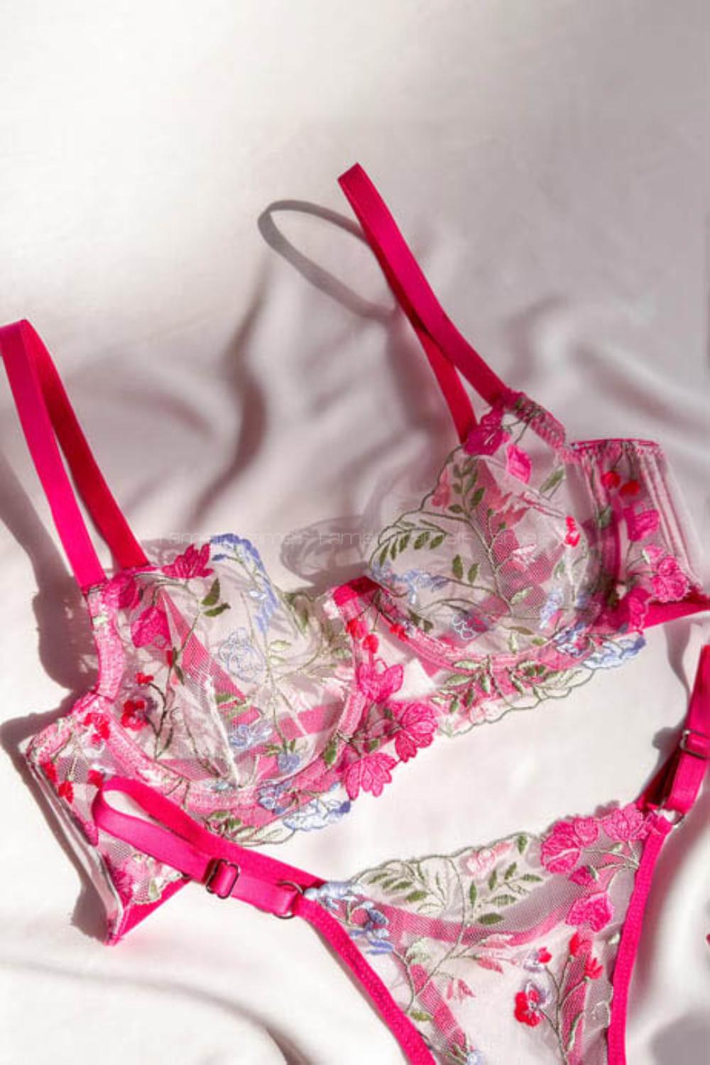 Very Colorful-en Cotton Fabric Underwire Unsupport 