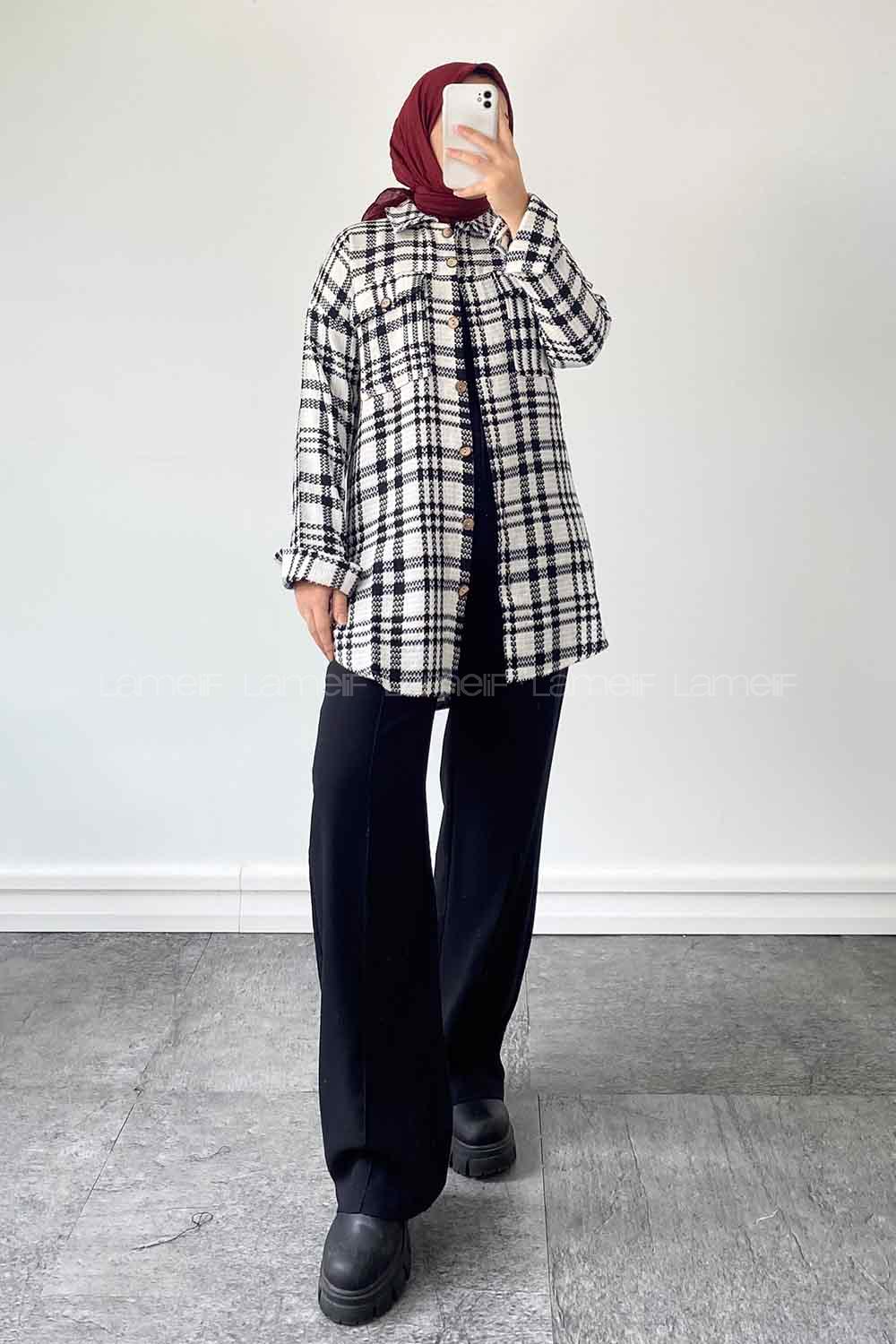 Very Colorful-5 Shirt Collar Long Arm Cotton Fabric Shirt