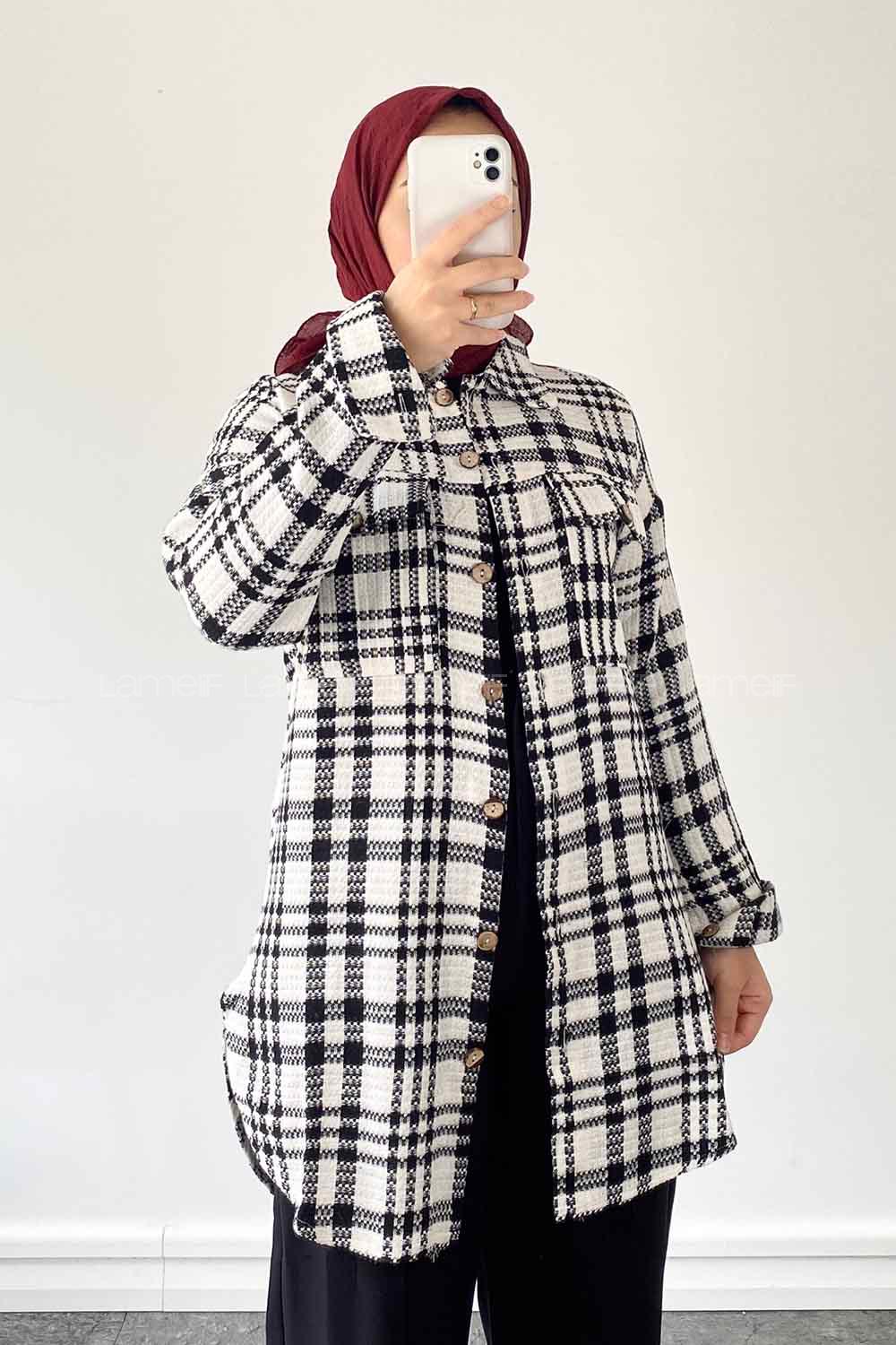 Very Colorful-5 Shirt Collar Long Arm Cotton Fabric Shirt