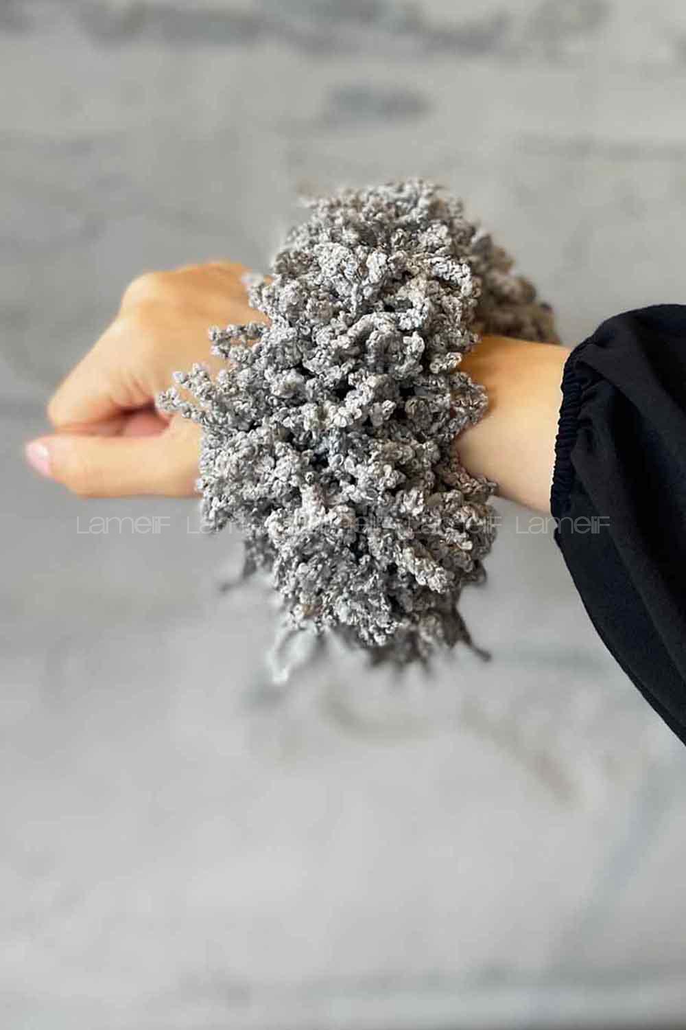 Light Grey Combed Fabric Straight 