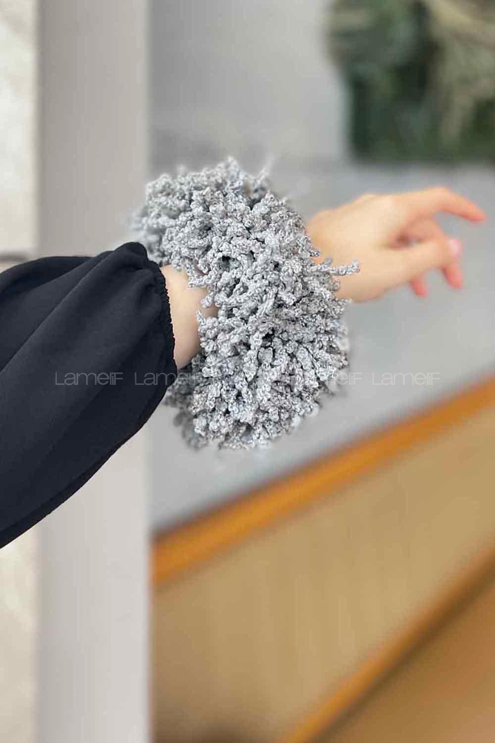 Light Grey Combed Fabric Straight 