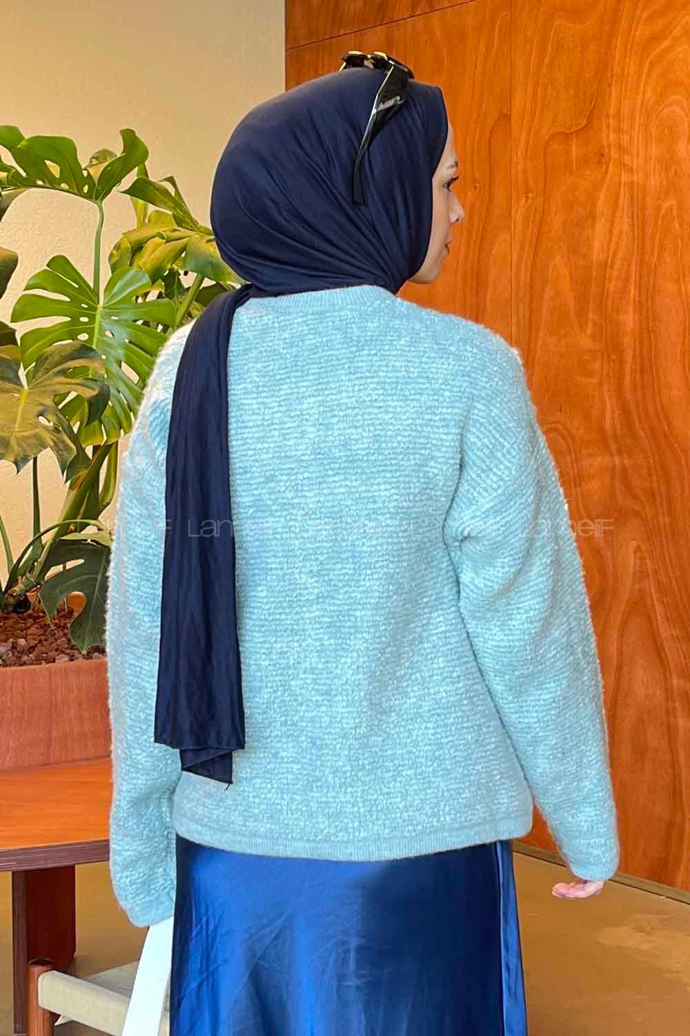 Lamelif Kalın Yumoş Hırka Mint Yeşili