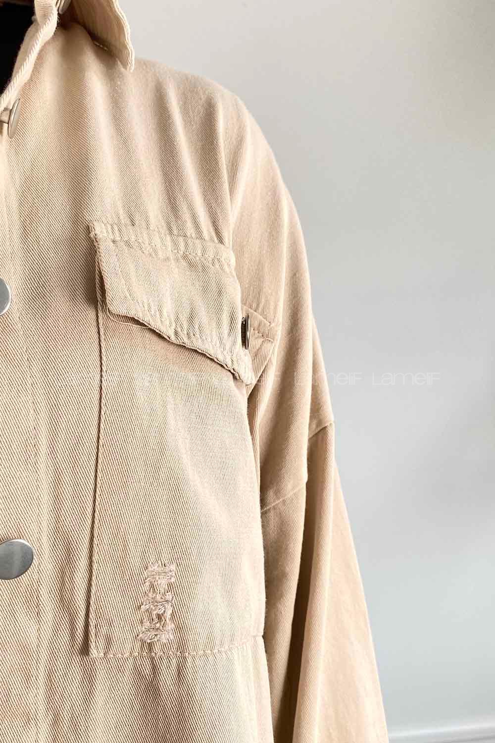 Stone Shirt Collar Bat Sleeve Arm Cotton Unprinted Shirt