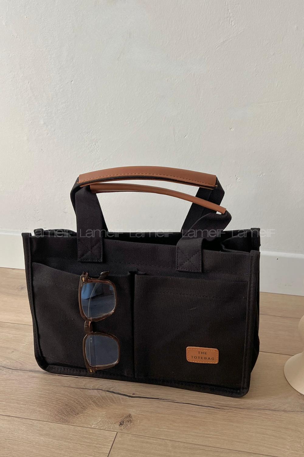 Black With Suspenders Skin Hand Bag Bag