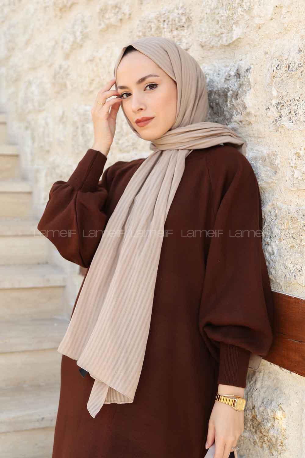 Lamelif Cotton Line Şal Taş