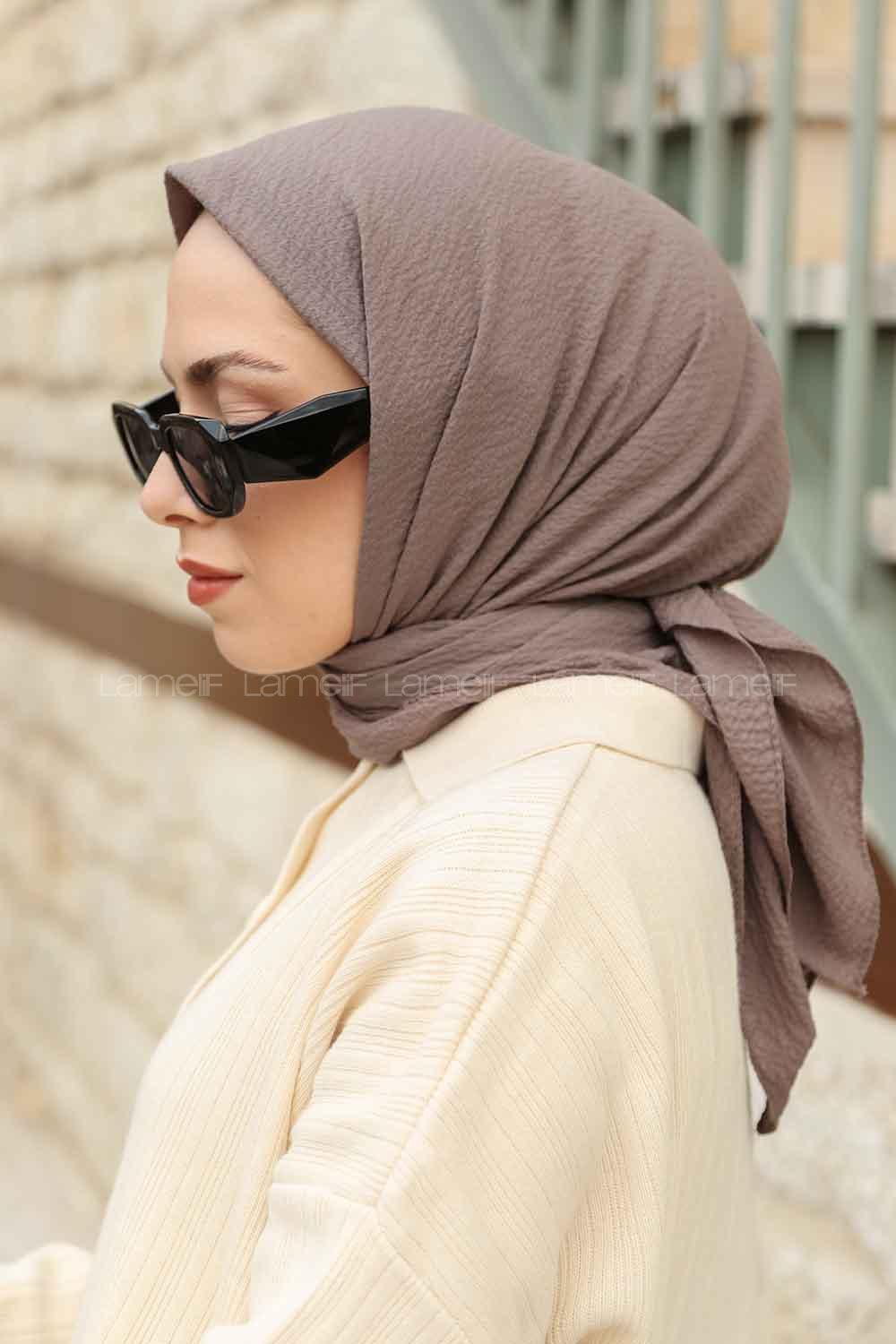 Lamelif Mio Caz Eşarp Toprak