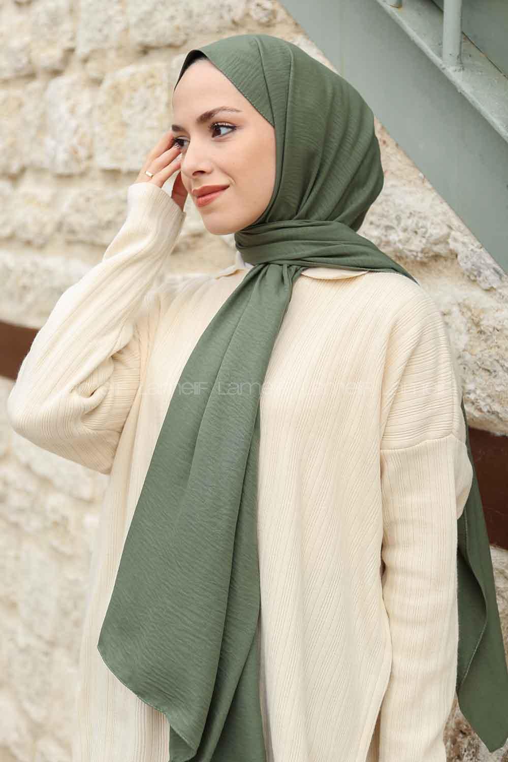 Lamelif Pamuk Caz Şal Haki