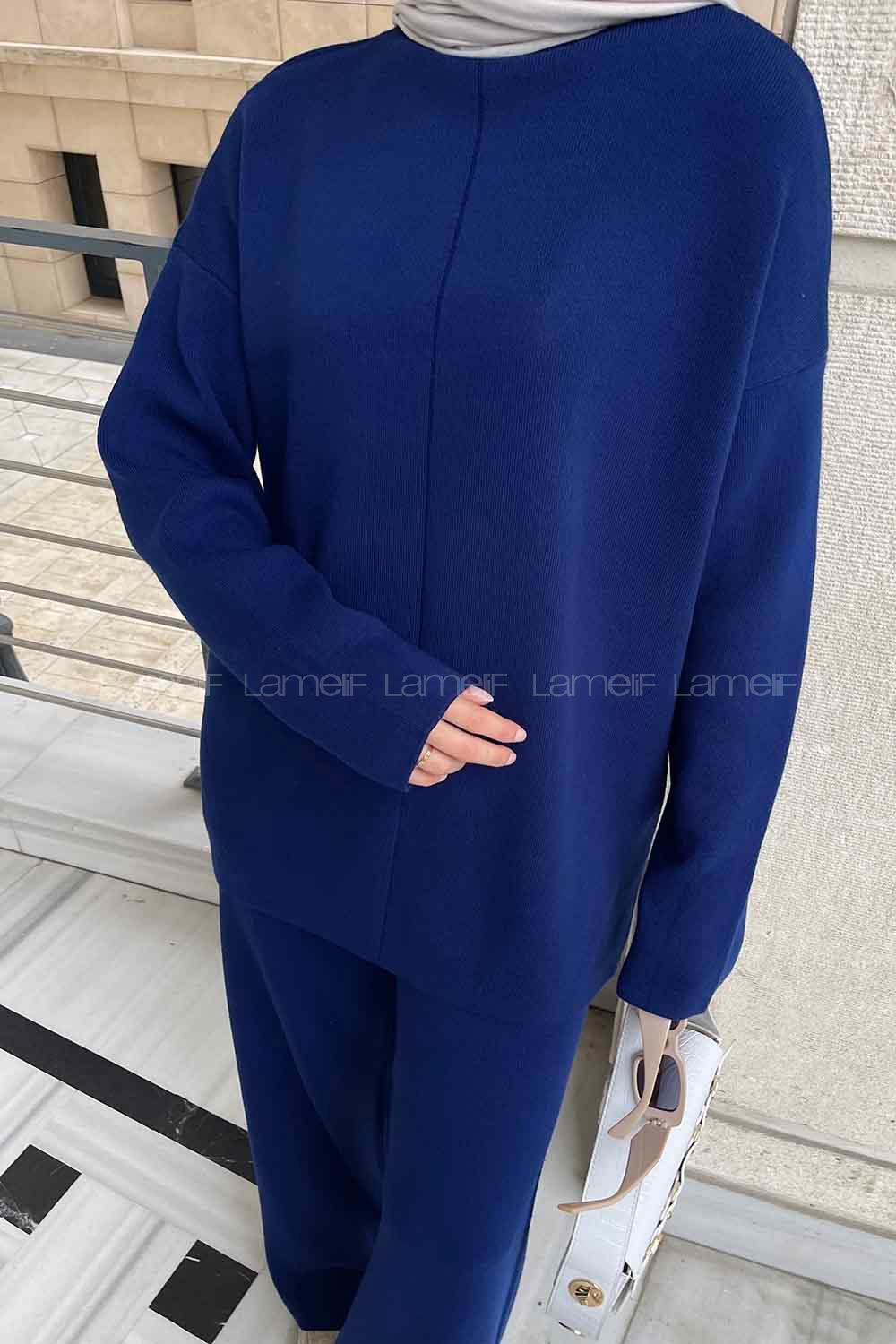 Lamelif Düz İkili Takım Saks