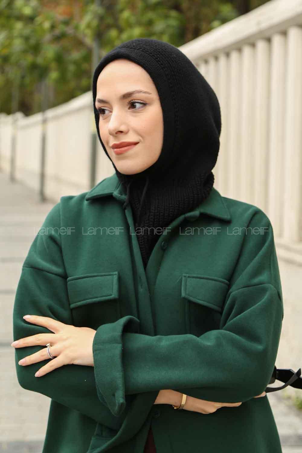 Black Cotton Fabric Viscose Fabric Striped Straight Shawl