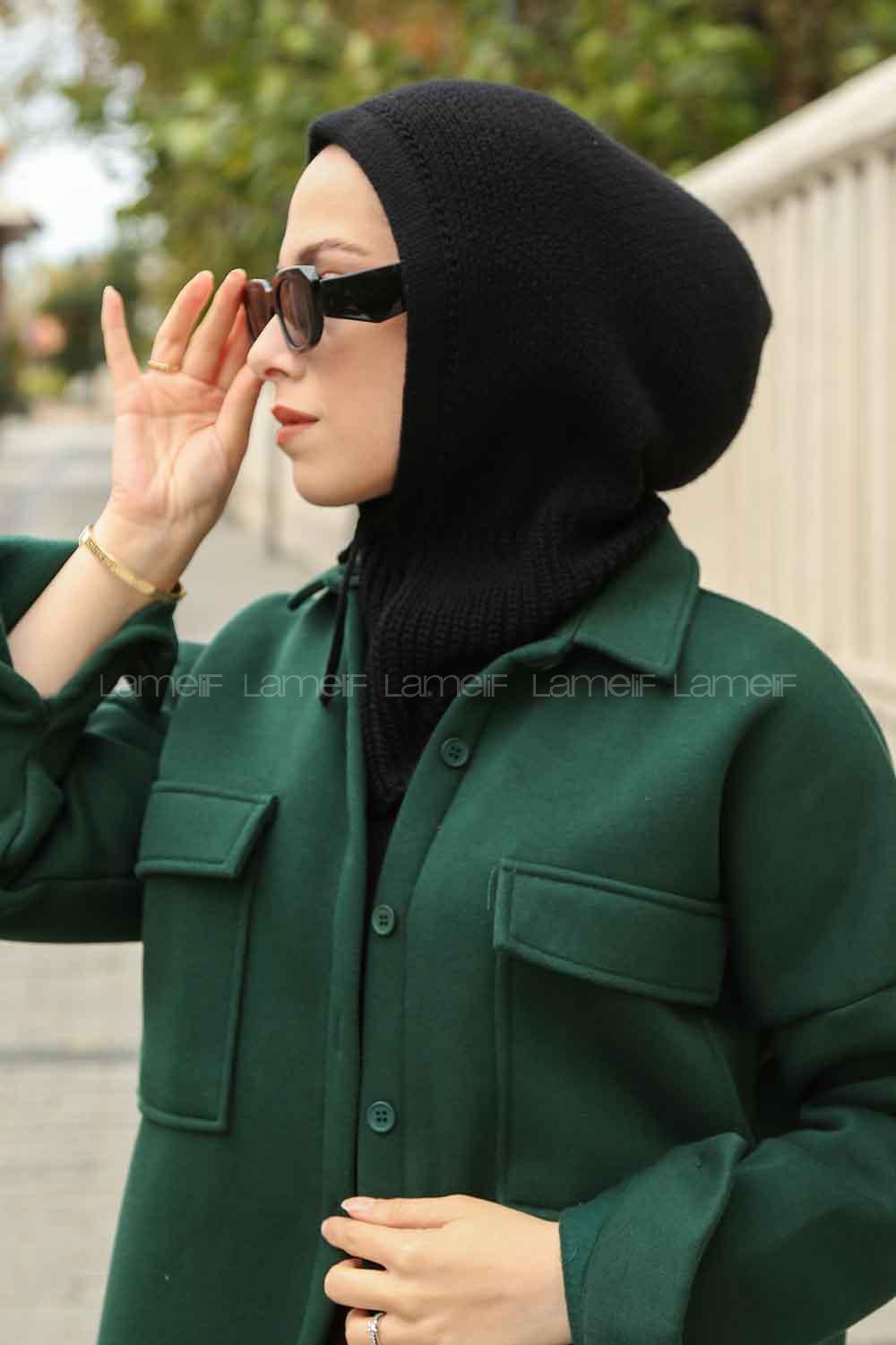 Black Cotton Fabric Viscose Fabric Striped Straight Shawl